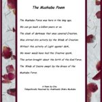 Mushaba Poem Rose Background